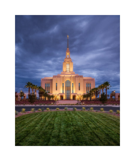Red Cliffs Temple - Stillness in the Storm