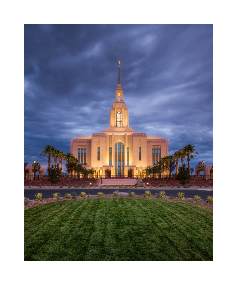 Red Cliffs Temple - Stillness in the Storm