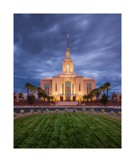 Red Cliffs Temple - Stillness in the Storm