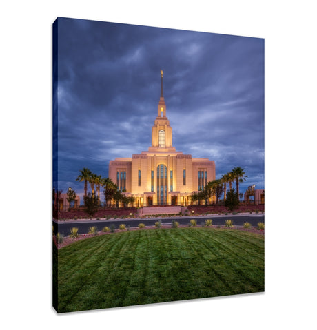 Red Cliffs Temple - Stillness in the Storm