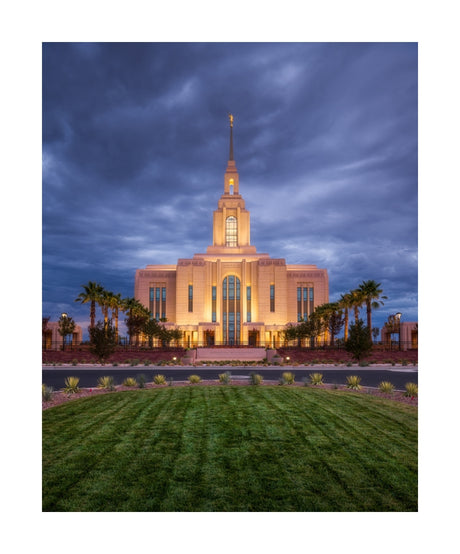 Red Cliffs Temple - Stillness in the Storm