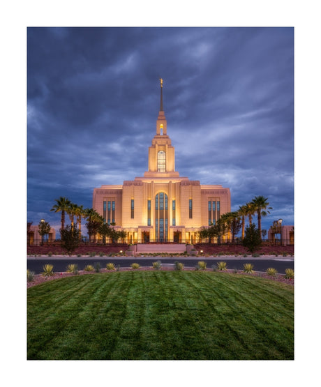 Red Cliffs Temple - Stillness in the Storm