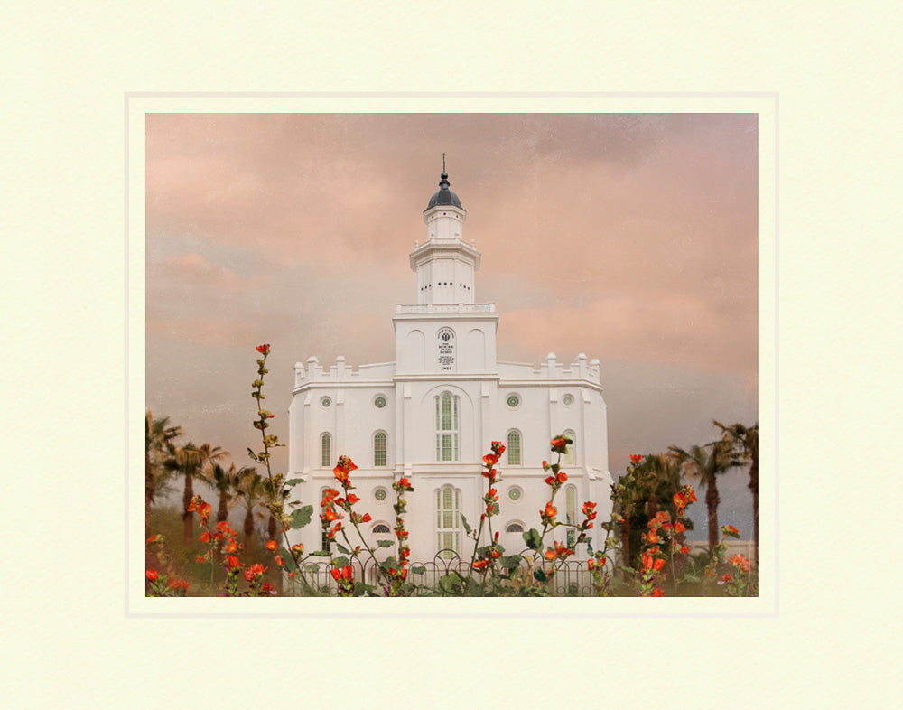 St. George Temple- Desert Flower