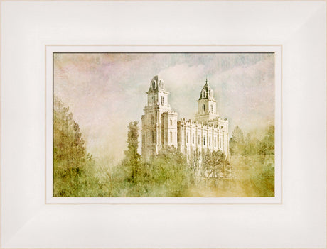 Manti Utah Temple - Serenity by Mandy Jane Williams