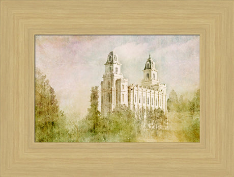 Manti Utah Temple - Serenity by Mandy Jane Williams