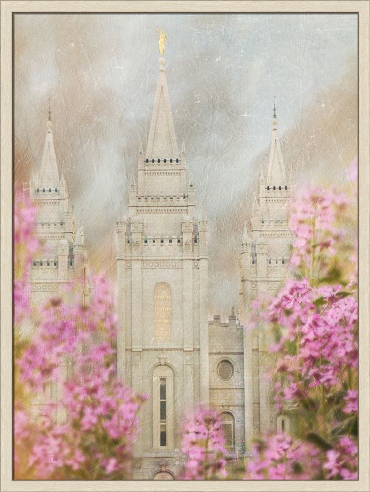 Salt Lake Temple - Jubilant by Mandy Jane Williams