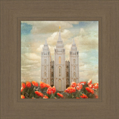 Salt Lake Temple - Joyful Day by Mandy Jane Williams