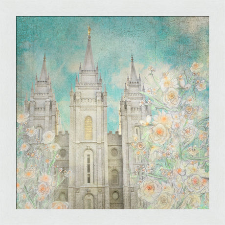 Salt Lake Temple - Enlightened by Mandy Jane Williams