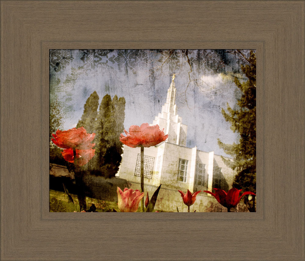 Idaho Falls Vintage Spring Flower by Mandy Jane Williams