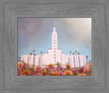 Los Angeles California Temple - Bright and Beautiful by Mandy Jane Williams