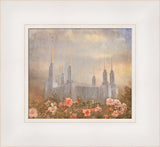 Washington DC Temple - American Rose by Mandy Jane Williams