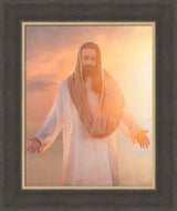 Christ Light & Life - framed giclee canvas