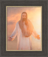 Christ Light & Life - framed giclee canvas