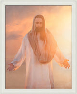 Christ Light & Life - framed giclee canvas