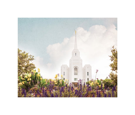 Brigham City Temple- Summer Peace