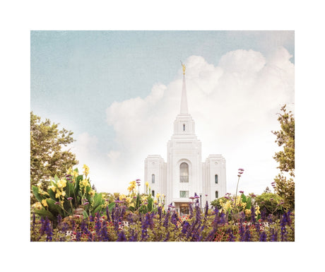 Brigham City Temple- Summer Peace