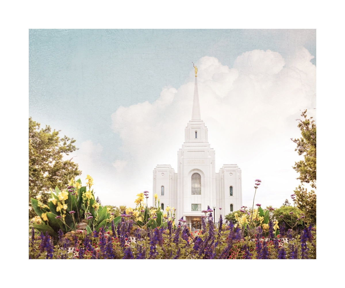 Brigham City Temple- Summer Peace