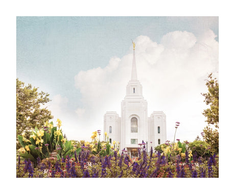 Brigham City Temple- Summer Peace