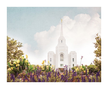 Brigham City Temple- Summer Peace