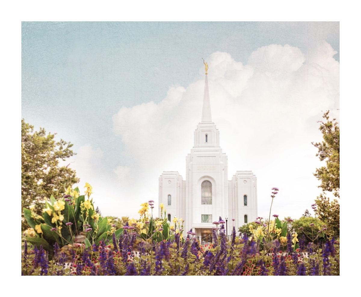 Brigham City Temple- Summer Peace