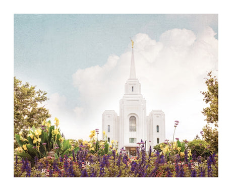 Brigham City Temple- Summer Peace