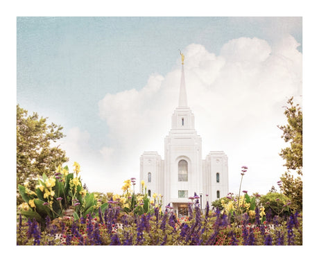 Brigham City Temple- Summer Peace