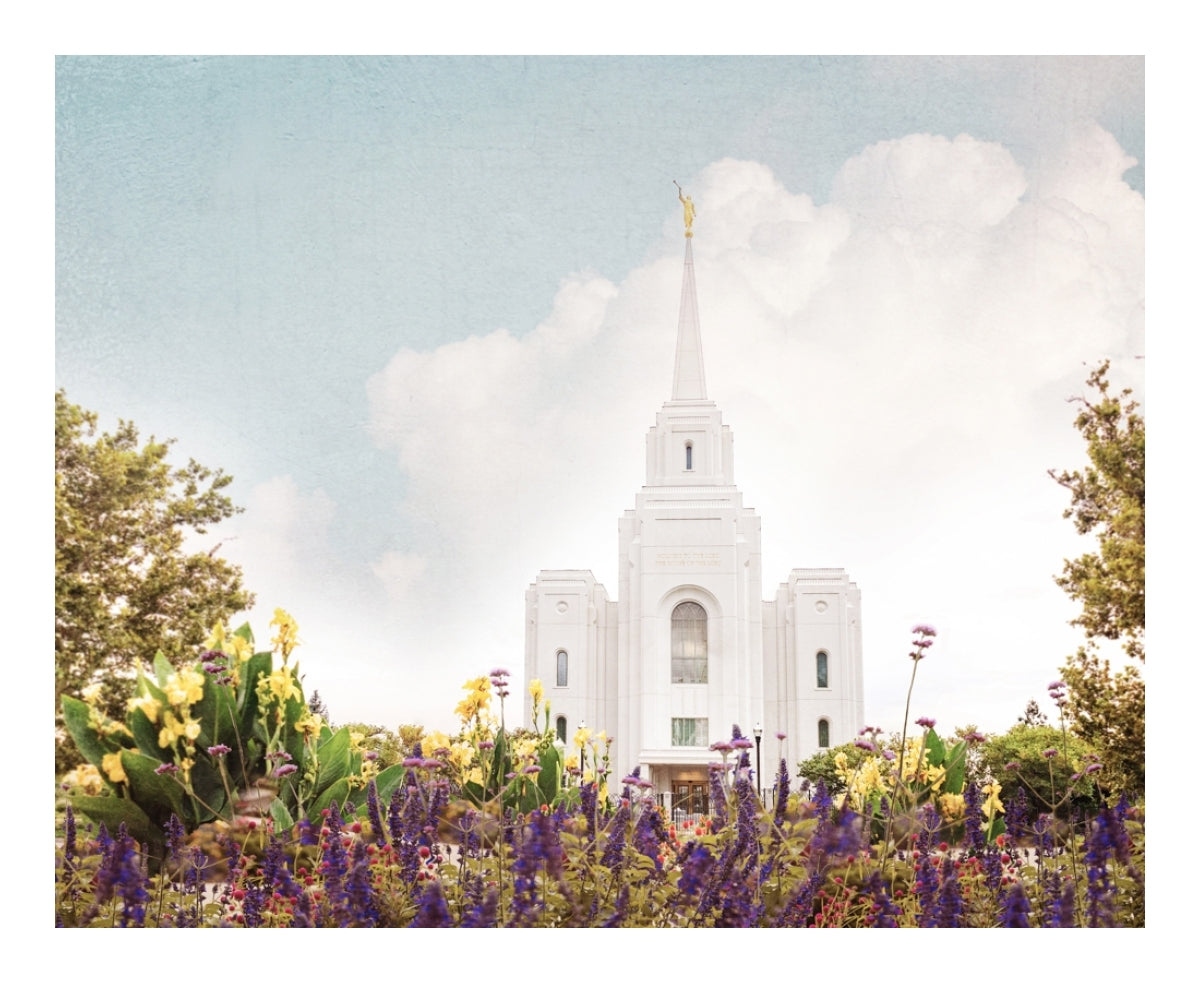 Brigham City Temple- Summer Peace