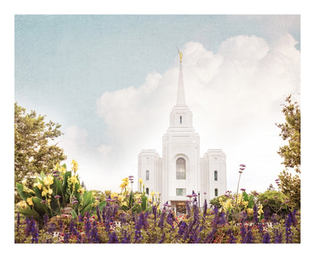 Brigham City Temple- Summer Peace