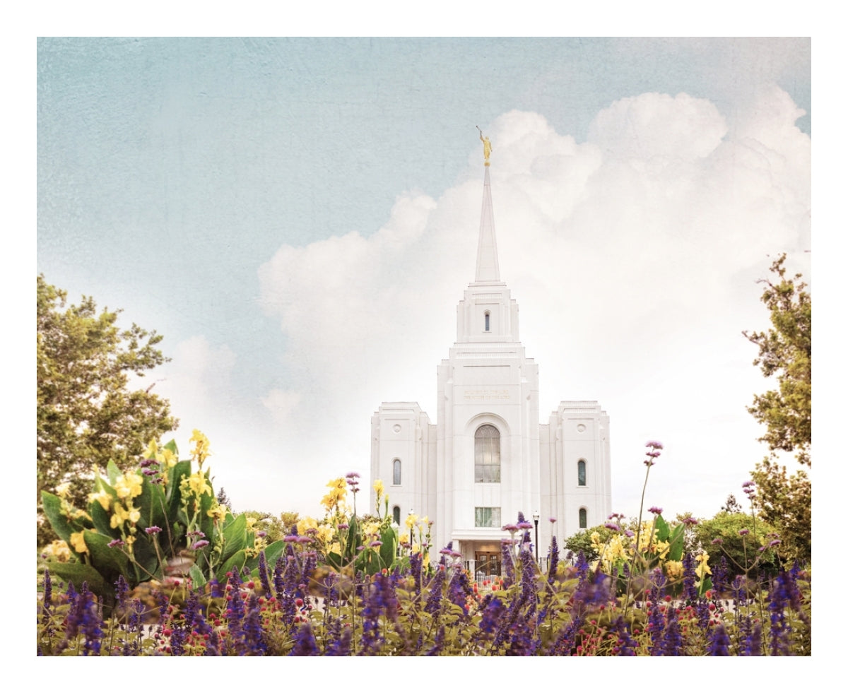Brigham City Temple- Summer Peace