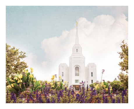 Brigham City Temple- Summer Peace