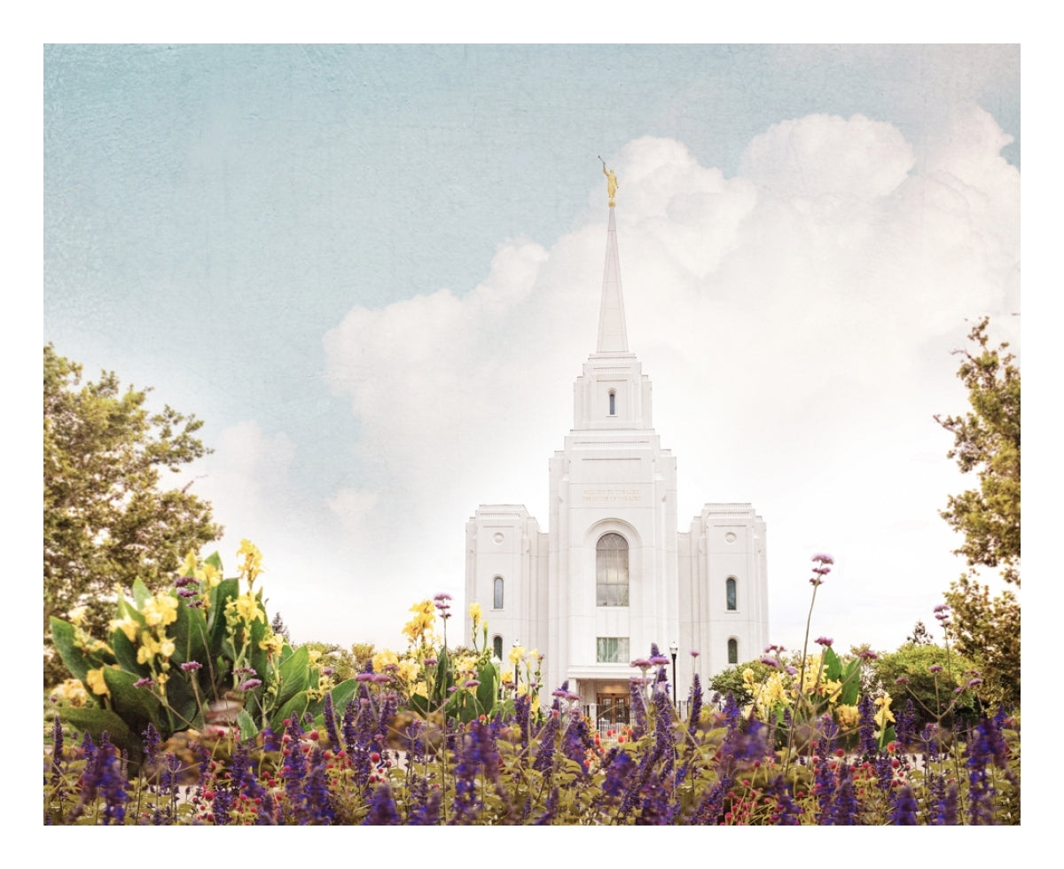Brigham City Temple- Summer Peace
