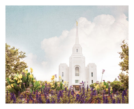 Brigham City Temple- Summer Peace