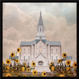 Taylorsville Utah Temple- Wild Sunflowers