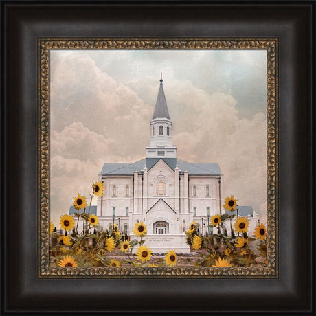 Taylorsville Utah Temple- Wild Sunflowers