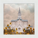 Taylorsville Utah Temple- Wild Sunflowers