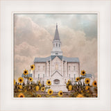 Taylorsville Utah Temple- Wild Sunflowers