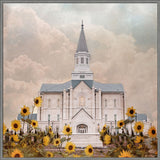 Taylorsville Utah Temple- Wild Sunflowers