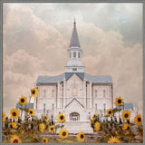 Taylorsville Utah Temple- Wild Sunflowers