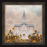 Taylorsville Utah Temple- Wild Sunflowers