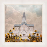 Taylorsville Utah Temple- Wild Sunflowers