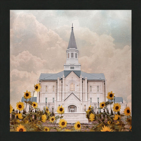 Taylorsville Utah Temple- Wild Sunflowers