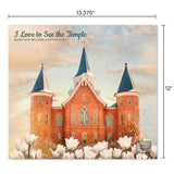 I Love to See the Temple Mandy Jane Williams 2026 Calendar