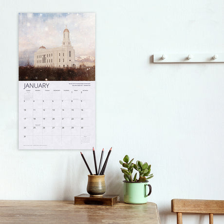 I Love to See the Temple Mandy Jane Williams 2027 Calendar