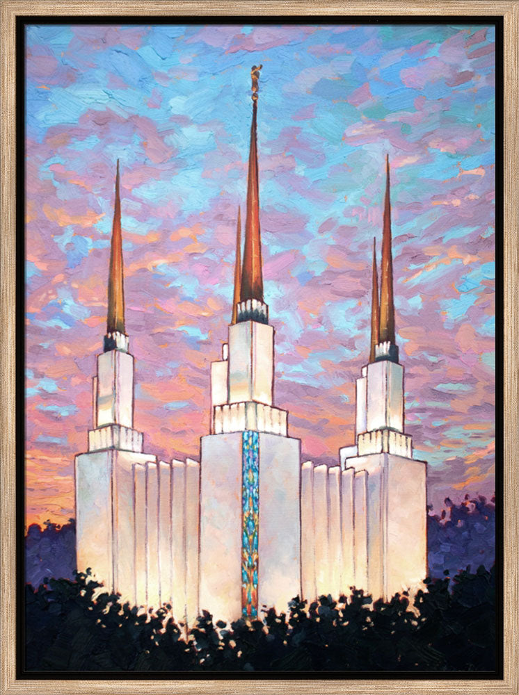 Washington DC Temple - Sunset