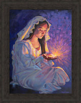 Some Types of Faith Only Grow in the Dark - framed giclee canvas