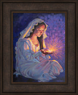 Some Types of Faith Only Grow in the Dark - framed giclee canvas