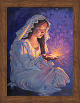 Some Types of Faith Only Grow in the Dark - framed giclee canvas