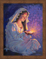 Some Types of Faith Only Grow in the Dark - framed giclee canvas