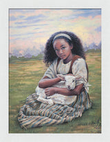 Feed My Lambs - framed giclee canvas