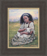 Feed My Lambs - framed giclee canvas